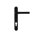 Classic inline door handles - Black