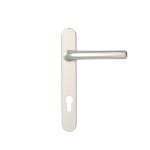 Classic inline door handles - Brushed Chrome