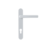 Classic inline door handles - White