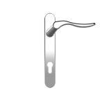 Swan Handle - Chrome