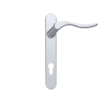 Swan Handle - Satin Silver