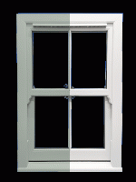 Quickslide sliding sash windows - Experience elegance with agate grey frames and heritage white trim, perfect for enhancing your space.