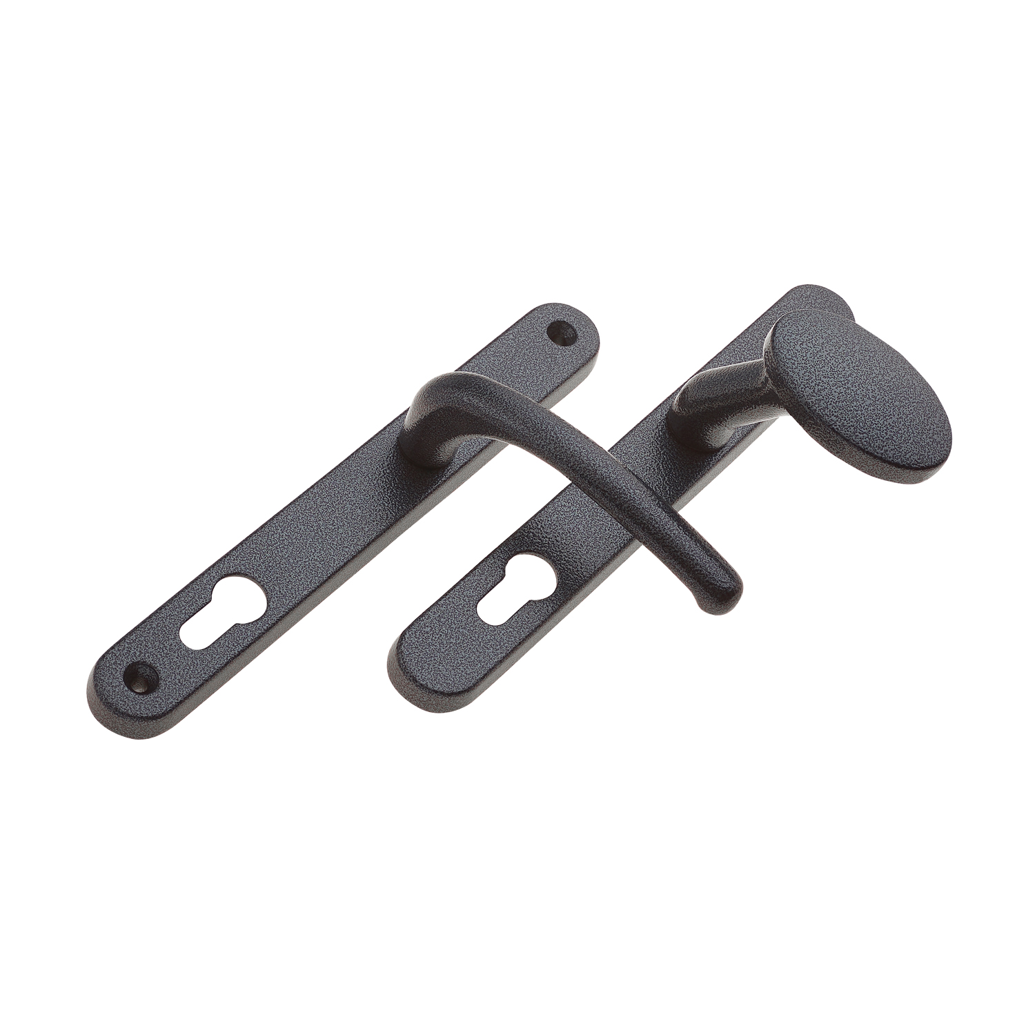 Lever Pad Door Handles - Antique Black