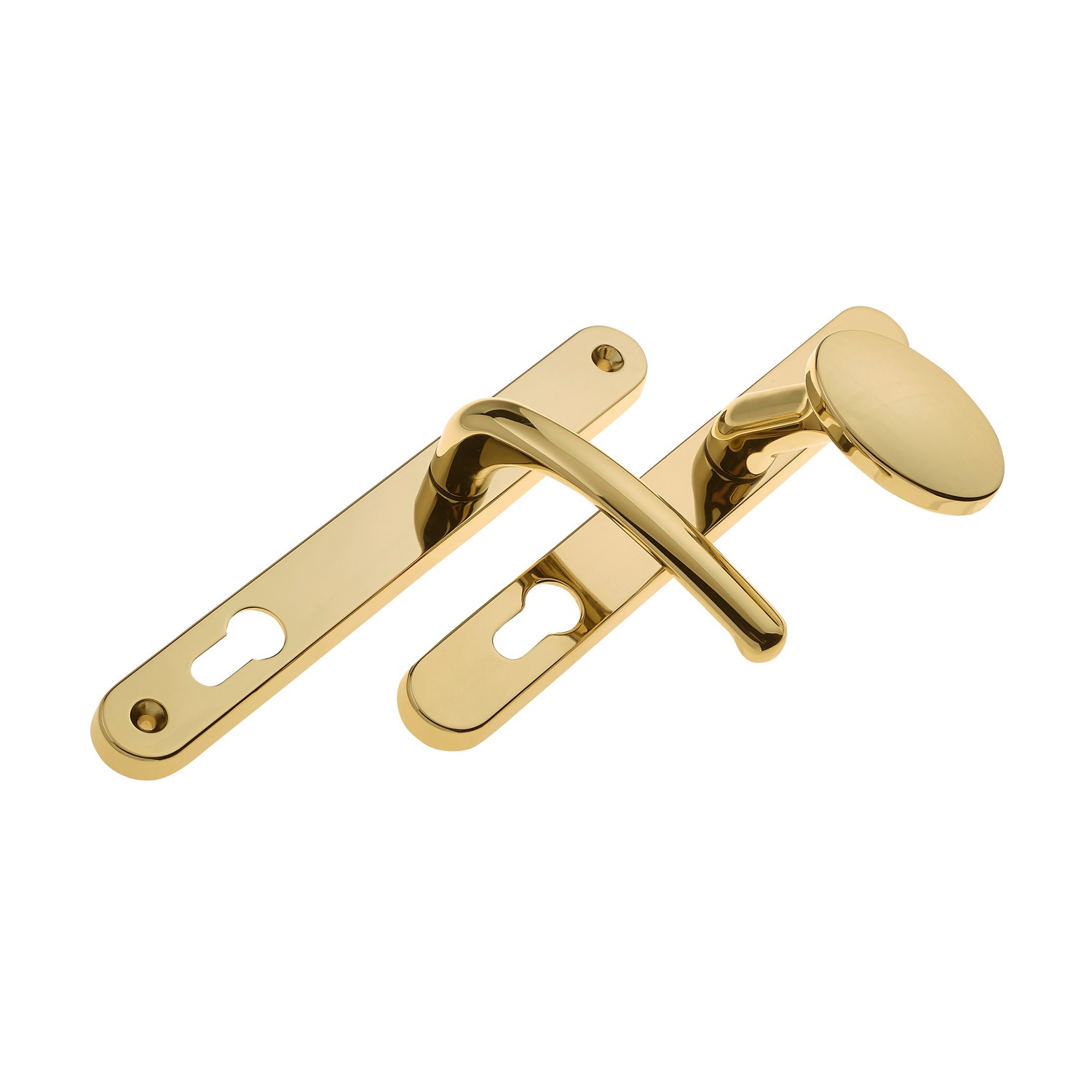 Lever Pad Door Handles - Gold