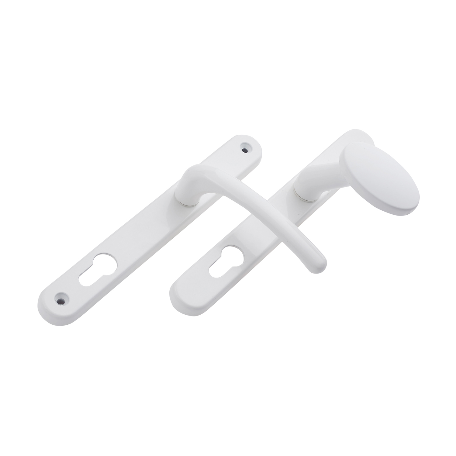 Lever Pad Door Handles - White